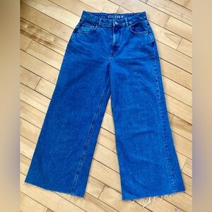 Primark Flare Jeans in Deep Blue